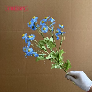 DC231 Fiori Artificiali di Margherita Gialla Finta all'Ingrosso, <span class=keywords><strong>Margherite</strong></span> Selvatiche Artificiali per Composizioni Floreali Boho - Product Image 5