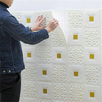 Papier peint auto-adhésif en briques pour la décoration de la maison, autocollant mural 3D en mousse XPE pour la cuisine