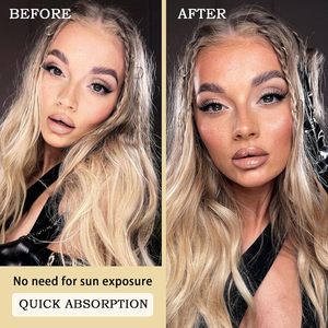 Kit de bronceado sin sol profesional Juego de suero y Loción en aerosol <span class=keywords><strong>autobronceador</strong></span> de bronce oscuro para brillo natural sin rayas de larga duración - Product Image 4