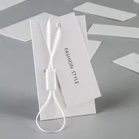 Kledingstuk Swing Tags Fabriek Professionele Vervaardiging Luxe Merk Logo Custom Mode Hang Tag Voor Kleding