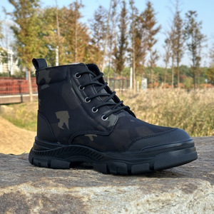 Botas de Nieve de Camuflaje para Hombre, con Tacón Medio, Impermeables, Cálidas, para Invierno y Uso en Exteriores - Product Image 2