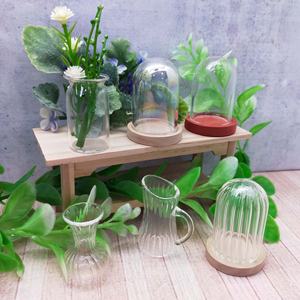 Cúpula de Cristal Transparente en Miniatura con Base de Madera para Decoración - Product Image 5