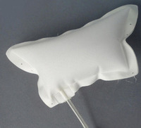Tissu en nylon 66 420D, ignifuge et durable pour airbags, ancres marines, toboggans d'évacuation d'avions et applications industrielles