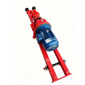 Motor de plataforma de perforación DTH eléctrico portátil Max.30m Profundidad de perforación Minería de oro Equipo de ingeniería de protección de taludes - Product Image 5