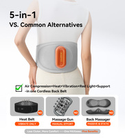 Ceinture de massage multifonctionnelle OEM pour la maison intelligente : pétrissage profond, compression par airbag, thérapie thermique et vibration