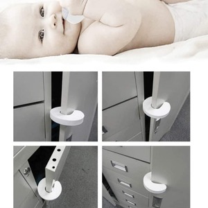 Protection <span class=keywords><strong>anti</strong></span>-pincement pour doigts, butée de porte <span class=keywords><strong>anti</strong></span>-choc, prévient le heurt des doigts, protection d'angle de porte <span class=keywords><strong>anti</strong></span>-collision avec tampon et coussinet <span class=keywords><strong>anti</strong></span>-pincement - Product Image 4