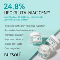Crème hydratante pour le visage à la niacinamide et au collagène de jour et de nuit, blanchissante et éclaircissante pour le visage, crème au glutathion pour les taches brunes