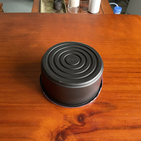 Bol à soupe rond noir jetable robuste avec couvercle transparent, anti-fuite, en PP de qualité alimentaire, pour nouilles, salades, plats à emporter et livraison