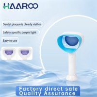 HAAROO YJB-1 Détecteur de plaque dentaire à lumière violette, appareil de diagnostic oral visible, rechargeable par USB, équipement avec prise EU/US