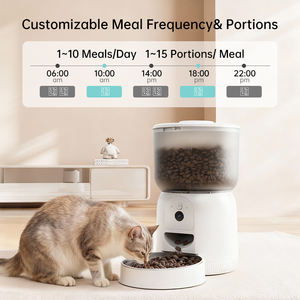 Distributore Automatico di Cibo per Cani e Gatti Tuya 3L, Controllo Remoto tramite App WiFi, Struttura a Tripla Tenuta, Registrazione Vocale - Product Image 2