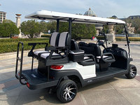 Voiturette de golf ZYCAR 4+2 places, buggy de golf pour visites touristiques, voiturette de golf électrique 6 places