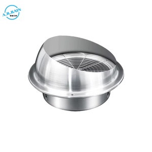 201 Capot sphérique respirant mural pour extérieur, épaissi, avec protection anti-pluie et <span class=keywords><strong>sortie</strong></span> de ventilation pour tuyau d'évacuation de fumée de <span class=keywords><strong>hotte</strong></span> aspirante - Product Image 1