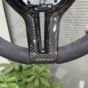 Roda kemudi <span class=keywords><strong>M</strong></span> kulit kustom kualitas tinggi, untuk BMW F07 F10 F18 F20 F21 F22 F30 F31 F32 F35 M3 F80 M4 F82 X5 E90 E92 F seri - Product Image 4