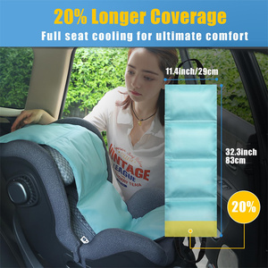 Almohadilla Refrigerante para Asiento de Coche de Bebé con 4 Bolsas de Hielo, Mayor Cobertura, Enfriador para Asientos de Coche, Esencial para el Verano - Product Image 3