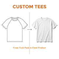 T-shirt Homme Coupe Boxy Classique en Coton Biologique Lourd 100% Teint à la Main Style Vintage Manches Raglan Respirant Personnalisable Écologique