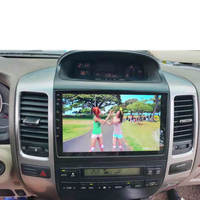 Pour Toyota Prado 2004 2005 2006 2007 2009, Autoradio GPS de Navigation Android avec Stéréo FM, CarPlay et Lecteur DVD