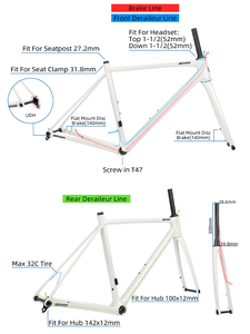 Cadre <span class=keywords><strong>de</strong></span> vélo <span class=keywords><strong>de</strong></span> route en carbone Aero avec support UDH pour cadre en carbone, cadre <span class=keywords><strong>de</strong></span> vélo <span class=keywords><strong>de</strong></span> route léger - Product Image 4