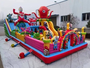Grande aire de jeux gonflable pour <span class=keywords><strong>parc</strong></span> d'attractions et utilisation en extérieur - Product Image 6
