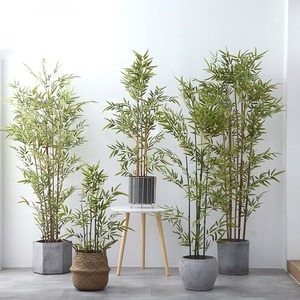 Paradis nordique 120cm décor à la maison oiseau bonsaï vert arbre en plastique artificiel intérieur et jardin décorations en gros - Product Image 4