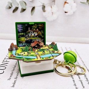 Llavero <span class=keywords><strong>de</strong></span> libro plegable 3D <span class=keywords><strong>de</strong></span> dinosaurios, recuerdo <span class=keywords><strong>de</strong></span> fiesta, llavero colgante <span class=keywords><strong>de</strong></span> dinosaurios del mundo <span class=keywords><strong>de</strong></span> la fantasía para niños - Product Image 4