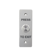 Cerradura de Puerta Sin Contacto de Acero Inoxidable IP67, 12V 24V, Control de Acceso, Sensor Infrarrojo, Botón de Salida