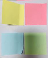 Precio barato 3*3 pulgadas 4 colores Bloc de notas Notas adhesivas Papel Pegatinas índice Publicado Sticky It Bloc de notas