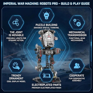 1223 pièces Blocs de construction robot mécanique Empire <span class=keywords><strong>War</strong></span>, modèle à assembler soi-même, kit de construction à petites briques pour ornement de bureau - Product Image 5