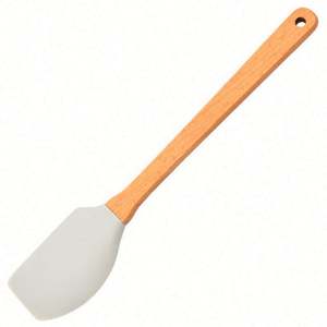 Espátulas de Silicona Antiadherentes con Mango de Madera, Espátula de Cocina de Silicona con Mango de Madera - Product Image 6