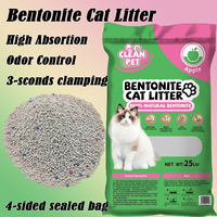 Litière pour chat en bentonite brisée, contrôle des odeurs, saveur naturelle, sans poussière, agglomération rapide, sable pour chats