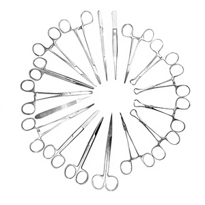 Kit de 17 Piezas de Instrumentos Quirúrgicos Veterinarios de Acero Inoxidable, Precio al por Mayor, Reutilizables para Diagnóstico, KAHLU ORTHOPEDIC - Product Image 1