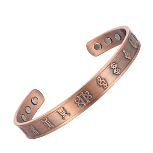 Iking-tile oild, Ed, Opper, djustable, racelet, nisex - Product Image 1