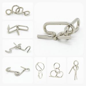 Custom Packing Classic <strong>Iq</strong> Puzzler <strong>Pro</strong> Logical Decor 3d Brain Teaser <strong>Puzzle</strong> Game Metal Lock Interlock - Product Image 5