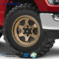 Jantes CF FORGED en bronze mat forgé, cinq branches, tout-terrain, 17-20 pouces, universelles, en alliage d'aluminium, pour SUV et camions