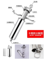 Boîtier de pré-filtre en acier inoxydable 304 pour purificateur d'eau domestique avec élément de pré-filtration multicouche en acier inoxydable
