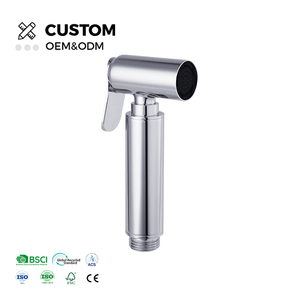 GEE-N Toilet Bathroom Handheld <strong>Spray</strong> Shower Sprayer Head Shower Brass <strong>Spray</strong> Gun <strong>Chrome</strong> Shattaf - Product Image 1