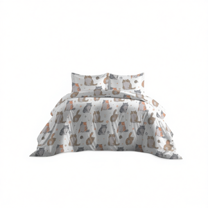 Ensemble de housse de couette 100% coton Gatti Design UK Simple 135X200Cm - Product Image 3