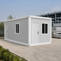 Maison conteneur préfabriquée à panneaux sandwich, directement de l'usine, 20 pieds, 40 pieds, extensible, pliable, maison mobile, maison capsule pour habitation