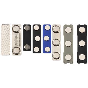 شارة مغناطيسية عالية الجودة مستطيلية مربعة الاسم شارة مغناطيسية شعار مخصص - Product Image 2