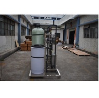 1500lph filtre à charbon filtre adoucisseur d'eau fonctionnement automatique ro machine de traitement de l'eau pour l'eau potable