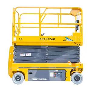 Scissor Lift Platform XG1212AC 12m 12 M Hydraulic Aerial Work Platform Mobile Electric Scissor Lift