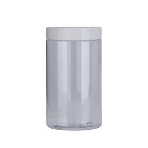 Botella de plástico transparente de 400 ml con tapa de rosca cilíndrica para envasado de cuidado personal - Product Image 5