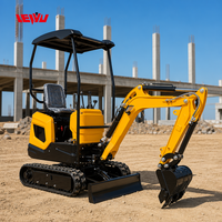 Prix Super Réduits Mini-Excavatrice sur Chenilles 2,5 Tonnes, Mini-Excavatrices, Machine d'Excavation Hydraulique pour Jardin