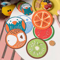Tapis de Table antidérapant en PVC, vente en gros, animal de dessin animé, ensembles de tapis de Table, décoration de Table domestique