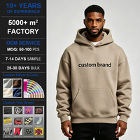 Sweat-shirt à capuche oversize pour homme 500g, délavage enzymatique, appliqué brodé, logo personnalisé imprimé, écoresponsable, vierge, OEM