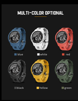 Montre numérique sportive de luxe SMAEL 8105 avec alarme, résistante à l'eau 50 bars et chronomètre pour hommes