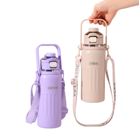 Gobelet isotherme en acier 316 de 800 ml (27 oz) à marque privée, avec double couvercle de boisson, couvercle à clapet, anti-fuite, sans BPA, cadeau d'entreprise