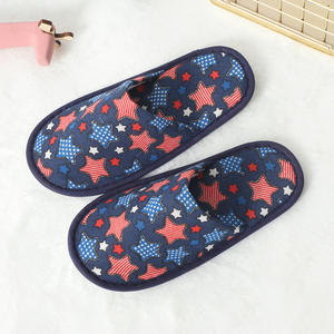 Summer New Disposable <strong>Slippers</strong> Anti-Slip Disposable <strong>Slippers</strong> Hotel Fashion and Comfortable Canvas Soft Sole <strong>Slippers</strong> - Product Image 5