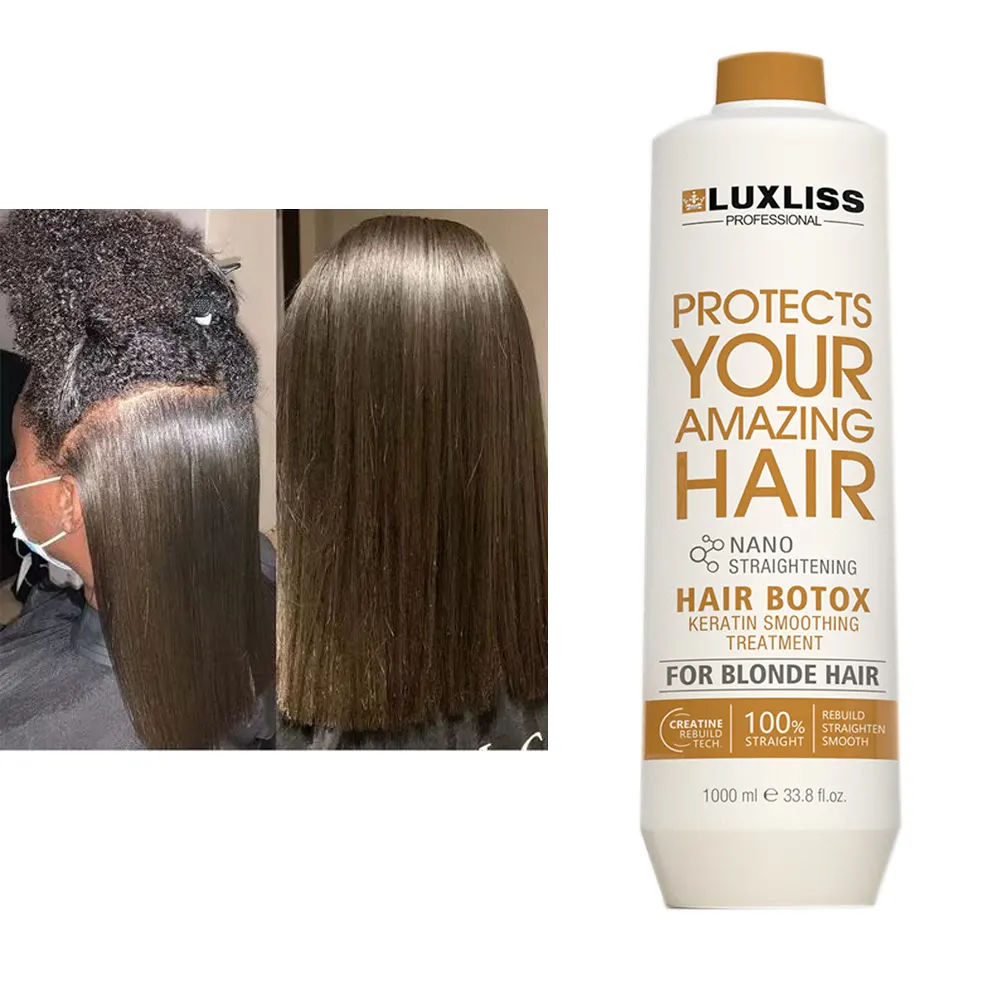 Luxliss Salon Pelurus Rambut, Pelurus Rambut Keratin Bio Nano Formaldehida, Pelurus Rambut Profesional