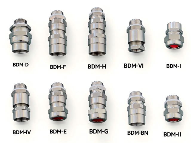 BDM Explosion Proof Cable Gland Armored EXD EXE IECEX Group 1 Group 2 IP66 IP68 Hazardous Location M16 M32 M25 M20 Metal Steel