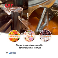 LST NUEVO Dosificador Manual de Gomitas de Sobremesa de 12L, Máquina Pequeña para Hacer Gomitas con Moldes para Gomitas
